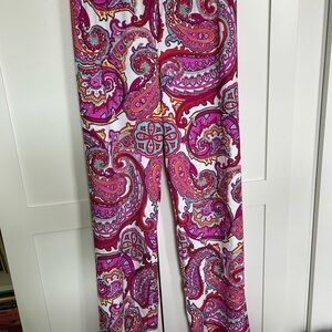 Jude Connally Pink and Purple Wide Leg Pants
